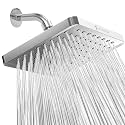 SparkPod Rain Shower Head, 8 Inch Square, Luxury Polished Chrome Finish