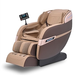 sparnod fitness deluxe massage chair recliner  full body massage chair recliner with zero gravity airbags heat therapy hip amp seat massage bt speakers  no installation required  plug amp play