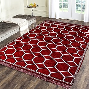 Sparrow WorldGeometric Designer Superfine Exclusive Velvet Chenille