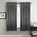 Sparrow World Premium Suede Velvet Curtains for Living Room, Bedroom Pack of 2 Pcs, Onyx Grey Window 5 Feet