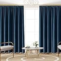 Sparrow World Premium Suede Velvet Curtains for Living Room, Bedroom Pack of 2 Pcs