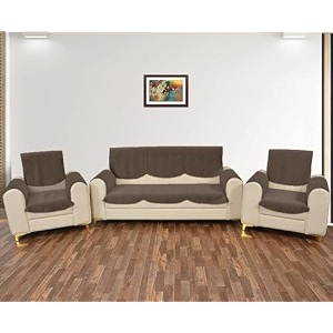 sparrow world solid color premium quilted sofa cover set for 5 seater sofa  3 seater and 2 seater sofa slip coversvelvet sofa panel mouse zig zak 5 seater