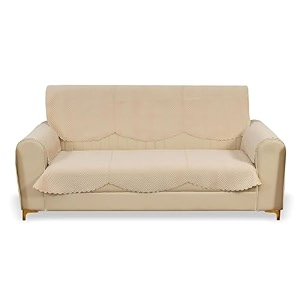 sparrow world premium quilted sofa cover set for 5 seater  3 seater and 2 seater slip covers  velvet panel base zig zak 3 seaterarm