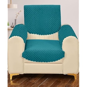 sparrow world premium quilted sofa cover set for 5 seater  3 and 2 seater slip covers  velvet panel firoji diamond 1 seater