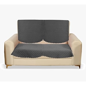 sparrow world solid color premium quilted sofa cover set for 5 seater sofa  3 seater and 2 seater sofa slip coversvelvet sofa panel grey diamond 2 seaterarm