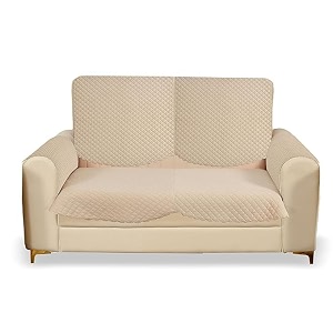 sparrow world premium quilted sofa cover set for 5 seater  3 seater and 2 seater slip covers  velvet panel base diamond 2 seaterarm