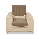 Sparrow World Premium Quilted Sofa Cover Set for 5 Seater | 3 and 2 Seater Slip Covers | Velvet Panel (Mouse Zig Zak 1 Seater)