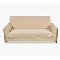 Sparrow World Premium Quilted Sofa Cover Set for 5 Seater | 3 Seater and 2 Seater Slip Covers | Velvet Panel (Base Zig Zak 3 Seater)
