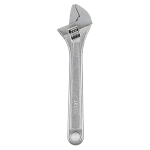 spartan 10 inch adjustable wrenchspanner  heat treated carbon steel with phosphate coating  tapered jaw comfortable grip  ideal for home diy amp repair work