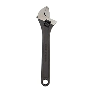spartan 8 inch adjustable wrench  heavy duty chrome vanadium steel spanner with wide jaw opening  ergonomic anti-slip grip  adjustable monkey wrench for plumbing automotive amp home repairs