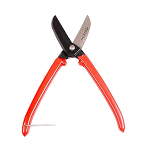 spartan10 inch tin cutter with spring heavy duty metal sheet cutting snip blue amp silver sharp blade hand tool for diy use