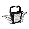 SPARTAN Carbon Steel Combination Spanner Set (Silver, Set of 6)
