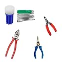 Spartan Hand Tools Combo | Combination Plier | Nose Plier | Wire Cutter | 8 piece Screw Driver Set | For Home, Garage, Car, Bike, Industry
