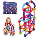 SPARTAN KIDS Magnetic Sticks Building Blocks | 36 PCS Magnetic Blocks for Kids | STEM Educational Magnet Game | Construction Learning Toy | Brain Development Activity for Boys & Girls 3+ Years