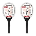 Spartan Mosquito Resistant Bat/Rechargeable Mosquito Swatter/Zapper Racquet/Mosquito Racket (Black/Grey, Pack of 2)