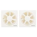 SPARTAN Pro Vento 6 inch Ventilation Fan | Blade Size 150MM | Ivory Exhaust Fan | Axial/Exhaust Fan | 6 Months Warranty | Pack of 2 | For Kitchen, Office and Bathroom