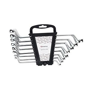 spartan 8-pcs ring spanner set 6mm22mm  durable carbon steel  ideal for home diy car maintenance furniture assembly amp nut bolt tightening