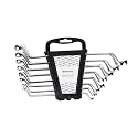 SPARTAN 8-Pcs Ring Spanner Set (6mm–22mm) | Durable Carbon Steel | Ideal for Home DIY, Car Maintenance, Furniture Assembly & Nut Bolt Tightening