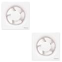 Spartan Ventilo 6 inch Exhaust Fan | Blade Size 150 mm | 6 Months Warranty | Pack of 2 | White Ventilation Fan for Kitchen, Office and Bathroom