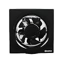 SPARTAN Ventilo 6 inch Exhaust/Ventilation Fan | Blade Size 150 mm | 6 Months Warranty | For Kitchen, Bathroom with Strong Air Suction, Rust Proof Body and Dust Protection Shutters (Black)