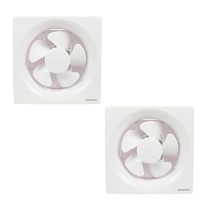 spartan ventilo 8 inch exhaust fan  blade size 200 mm  6 months warranty  white ventilation fan  pack of 2  for kitchen office and bathroom