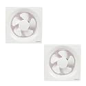 Spartan Ventilo 8 inch Exhaust Fan | Blade Size 200 mm | 6 Months Warranty | White Ventilation Fan | Pack of 2 | For Kitchen, Office and Bathroom