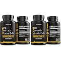 SPARTIS Zinc Quercetin 500mg with Vitamin C Vitamin D3 Bromelain Immune Support High Potency Quercetin Zinc Supplement ZQV (Pack of 2 Bottle at 120-Caps)