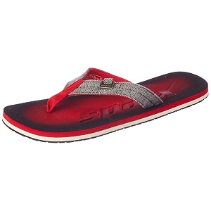 sparx mens sf0037s redwhite flip-flop - 11 uk sf0037srdwh0011