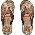 SPARX Mens Sfg-49 Brown Orange Flip-Flops - 8 UK (SFG-49)