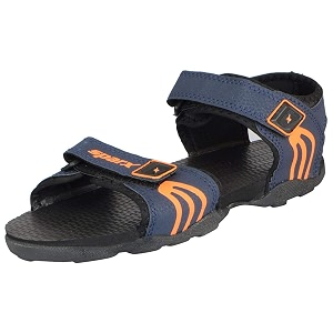 sparx fashionable amp trending sandals ss-702g nblue orange uk-8