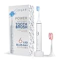 SPARX Electric Toothbrush for Teeth Whitening, Gum Care, &amp; Polishing, Light Therapy Technology for Whiter Teeth &amp; Healthy Gums, Rechargeable [White]