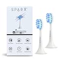 SPARX - Toothbrush Replacement Heads, Brush Heads with Blue Light Therapy for Gum Care, Replacement Brush Heads, White, 2 Pack…