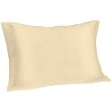 Spasilk Pure Silk Pillowcase, Charmeuse Silk Pillowcase, Hypoallergenic Pillowcase, King Sized, Gold