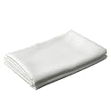 Spasilk Pure Silk Pillowcase, Charmeuse Silk Pillowcase, Hypoallergenic Pillowcase, Queen Size, 2 Pack, White Pillowcase