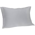 Spasilk Pure Silk Pillowcase, Charmeuse Silk Pillowcase, Hypoallergenic, Queen Sized, Silver