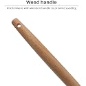 Woodtula Silicone Slotted Spatula Turner,Heat Resistant up to 445°F, BPA Free, Food Grade Wooden Handle Nonstick Flipper for Fish, Eggs, Omelets 32 cm
