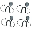 Speaker Mic Compatible with Midland Avph10 LXT600 2 Way Radio 4PCS