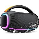 Speakers Bluetooth Wireless: 80w Loud Speaker with Bass, 30H Playtime, IPX7 Waterproof, Bluetooth Speakers Outdoor for Work, Outdoor, Workshop, Garage, Portable Speaker with TWS