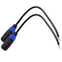 Speakon Speaker Female Bare Wire Cable Open End 0.5M