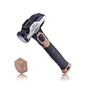 Spec Ops Tools Blacksmith Hammer for Striking, Demolition &amp; Metalworking, Bi-Material Shock-Absorbing and Vibration Dampening Handle, 2.5 lbs with Soft Mallet Cap
