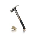 Spec Ops Tools Framing Hammer for Carpentry & Demolition, Magnetic Nail Holder, Rip Claw, Soft Mallet Cap, Milled Face with Mallet Cap, 28 Oz (Pack of 12)