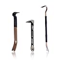Spec Ops Tools Pry Bar, Crowbar for Demolition &amp; Nail Pulling, High-Carbon Steel, 30" Bar, 15" Pry Bar and 10" Nail Puller