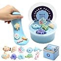Special Supplies Sensory Therapy Putty for Kids and Adults with Cute Charms, Resistive Hand Exercise Stress Relief Therapy Putty (Sea)