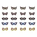 Special You 20pcs Multicolor Eye Mask for Kids - Fancy Elastic Wear for Birthday/Theme Parties - Paper Face Mask for Boys and Girls