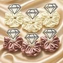 Special You Hair Scrunchies Set of 6 for Return Gift, Silk Scrunchies for Women, Bridesmaid Gifts Hamper, Return Gifts for Bridesmaid, Scrunchie Set