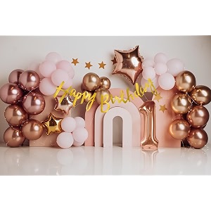 SpecialYou.in Rose Gold Theme 1St Birthday Decoration