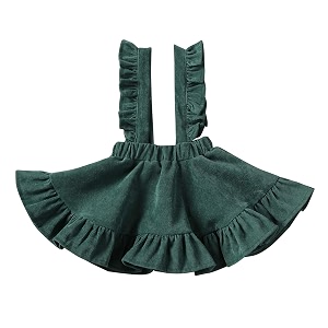 Specialcal Baby Girls Velvet Suspender Skirt Infant