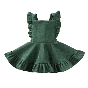 Specialcal Baby Girls Velvet Suspender Skirt Infant
