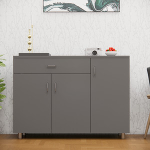 speciality panels 3-door multipurpose storage cabinet with drawer  free installation by brand engineered wood kitchen cabinet