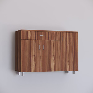 speciality panels 3-door multipurpose storage cabinet with drawer  free installation by brand engineered wood kitchen cabinet